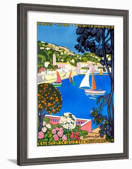 L'Ete Sur la Cote D'Azur-Unknown Unknown-Framed Giclee Print