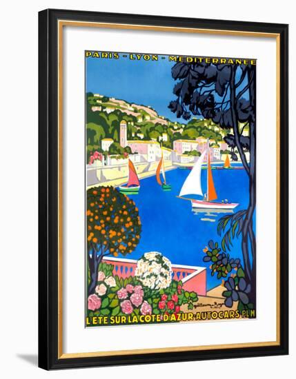 L'Ete Sur la Cote D'Azur-Unknown Unknown-Framed Giclee Print