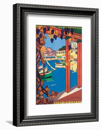 L'Ete Sur La Cote d'Azur-Guillaume Roger-Framed Art Print