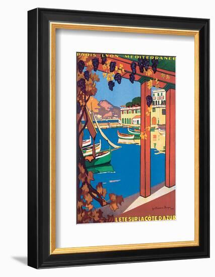 L'Ete Sur La Cote d'Azur-Guillaume Roger-Framed Art Print