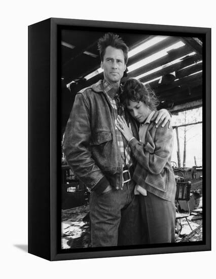 L'Etoffe des heros (The Right Stuff) by PhilipKaufman with Sam Shepard and Barbara Hershey, 1983 (b-null-Framed Stretched Canvas