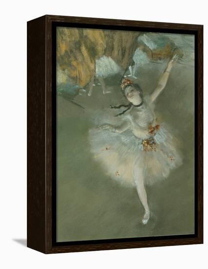 L'Etoile Ou Danseuse Sur Scene, the Star or Dancer on Stage, Pastel, C. 1876, Detail-Edgar Degas-Framed Premier Image Canvas