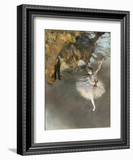 l'Etoile ou Danseuse sur scène-Edgar Degas-Framed Giclee Print
