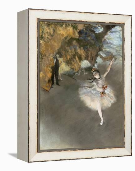 l'Etoile ou Danseuse sur scène-Edgar Degas-Framed Premier Image Canvas