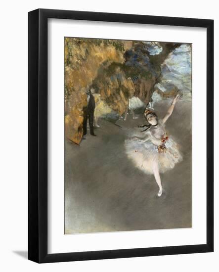 l'Etoile ou Danseuse sur scène-Edgar Degas-Framed Giclee Print