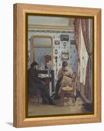 L'Etudiant-Francisco Oller-Framed Premier Image Canvas