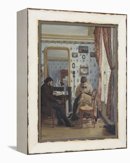 L'Etudiant-Francisco Oller-Framed Premier Image Canvas