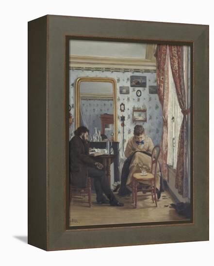 L'Etudiant-Francisco Oller-Framed Premier Image Canvas