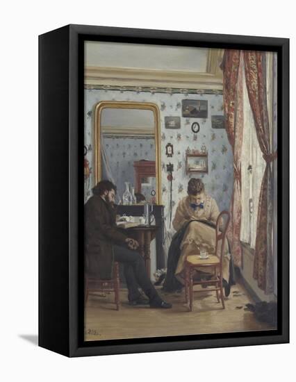 L'Etudiant-Francisco Oller-Framed Premier Image Canvas