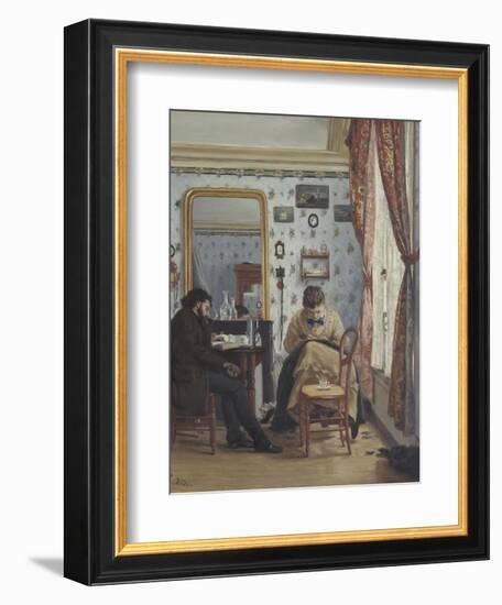 L'Etudiant-Francisco Oller-Framed Giclee Print