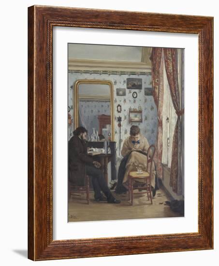 L'Etudiant-Francisco Oller-Framed Giclee Print