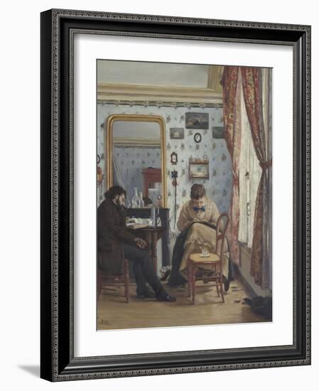 L'Etudiant-Francisco Oller-Framed Giclee Print