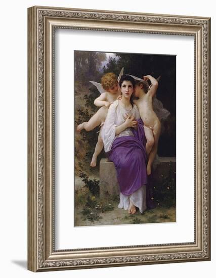 L’Eveil Du Coeur-William-Adolphe Bouguereau-Framed Art Print