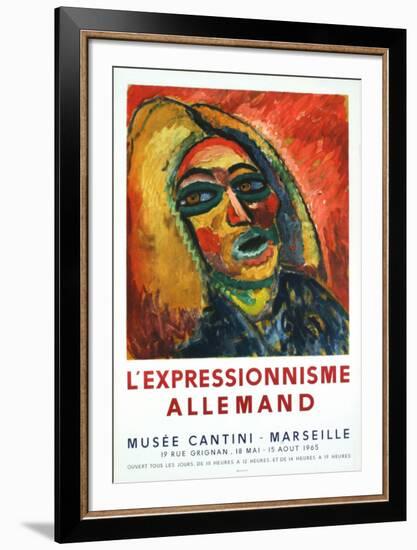 L'Expressionnisme Alemand-Ernst Ludwig Kirchner-Framed Collectable Print