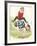 L For Leapfrog-Clive Uptton-Framed Giclee Print