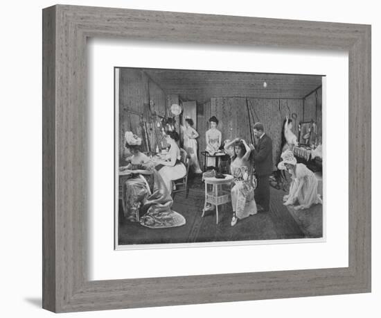 'L'Habillage Dans Les Loges', 1900-Unknown-Framed Photographic Print