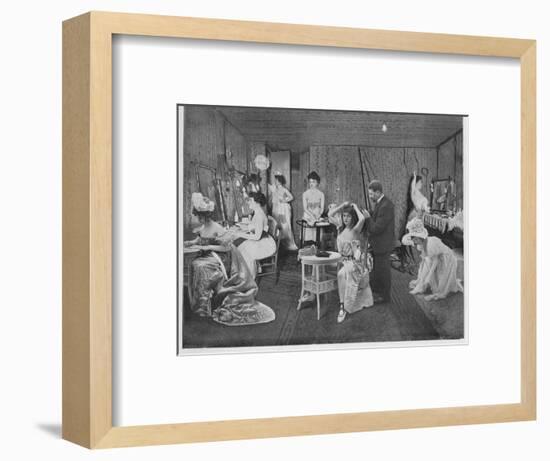 'L'Habillage Dans Les Loges', 1900-Unknown-Framed Photographic Print