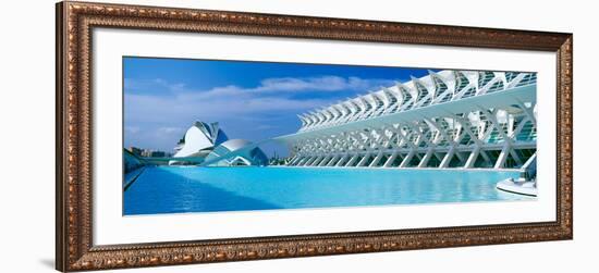 L'Hemisferic Planetarium and El Palau De Les Arts Reina Sofia, Ciutat De Les Arts I Les Ciencies-null-Framed Photographic Print