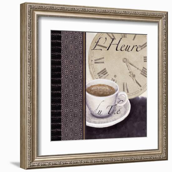 L'heure Du The'-Linda Wood-Framed Giclee Print