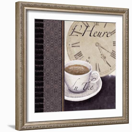 L'heure Du The'-Linda Wood-Framed Giclee Print