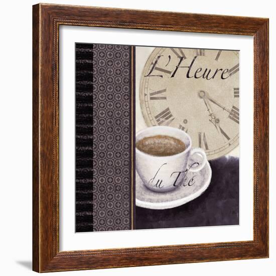 L'heure Du The'-Linda Wood-Framed Giclee Print