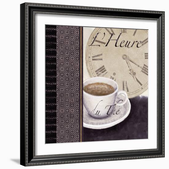 L'heure Du The'-Linda Wood-Framed Giclee Print