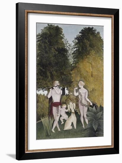 L'Heureux Quatuor-Henri Rousseau-Framed Giclee Print