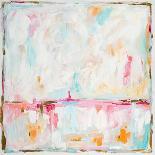 Pink Swirl II-L. Hewitt-Stretched Canvas