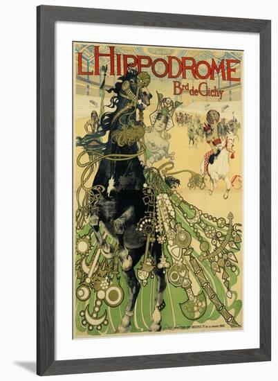 L'Hippodrome-Manuel Orazi-Framed Art Print