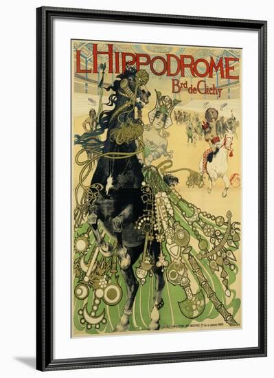 L'Hippodrome-Manuel Orazi-Framed Art Print