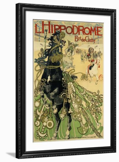 L'Hippodrome-Manuel Orazi-Framed Art Print