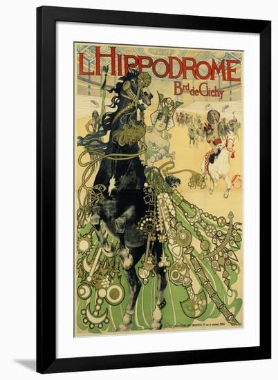 L'Hippodrome-Manuel Orazi-Framed Art Print