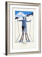 L'Hiver, 1925-Georges Barbier-Framed Giclee Print