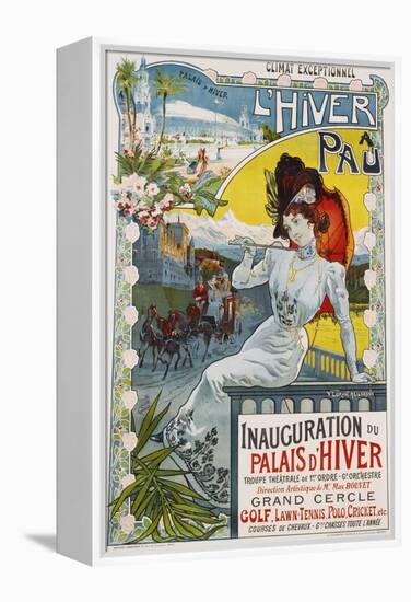 L'Hiver a Pau Poster-Vincent Lorant-Heilbronn-Framed Premier Image Canvas