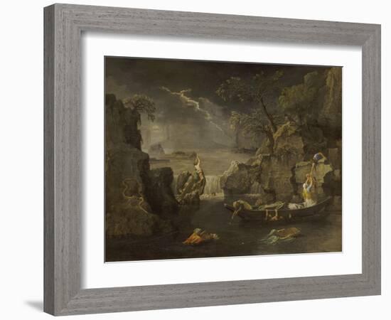 L'Hiver ou le D?ge-Nicolas Poussin-Framed Giclee Print