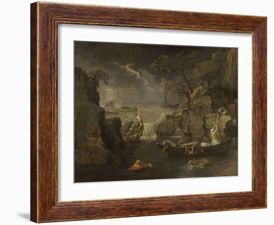 L'Hiver ou le D?ge-Nicolas Poussin-Framed Giclee Print