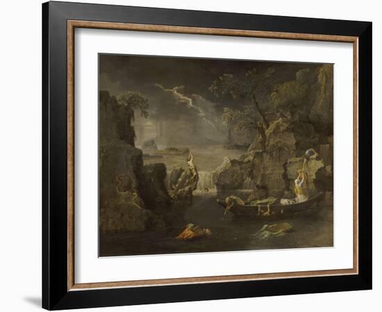 L'Hiver ou le D?ge-Nicolas Poussin-Framed Giclee Print