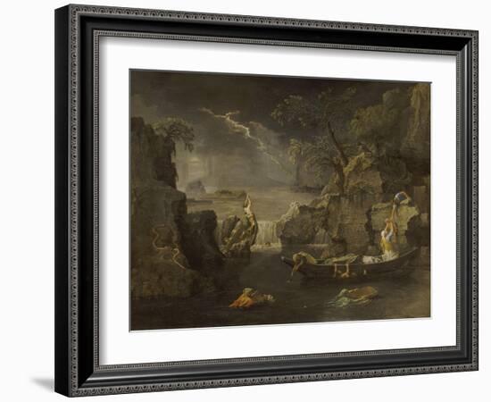 L'Hiver ou le D?ge-Nicolas Poussin-Framed Giclee Print