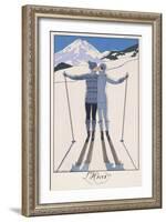L'Hiver (Winter)-Georges Barbier-Framed Giclee Print
