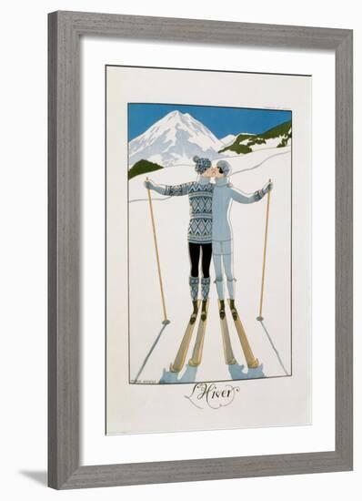 L'Hiver-Georges Barbier-Framed Art Print