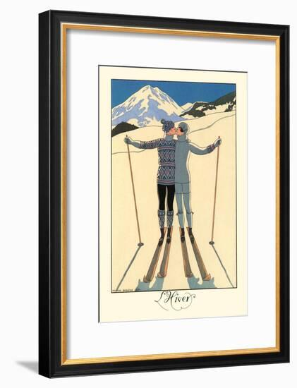 L'Hiver-Georges Barbier-Framed Art Print