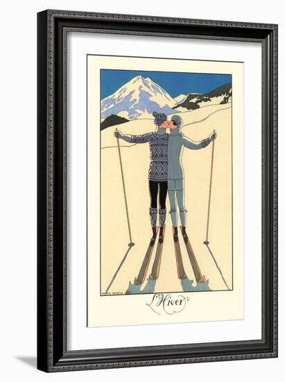 L'Hiver-Georges Barbier-Framed Art Print