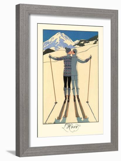 L'Hiver-Georges Barbier-Framed Premium Giclee Print