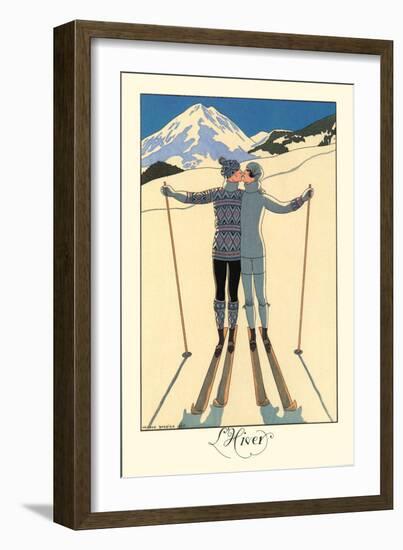 L'Hiver-Georges Barbier-Framed Premium Giclee Print