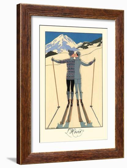 L'Hiver-Georges Barbier-Framed Premium Giclee Print