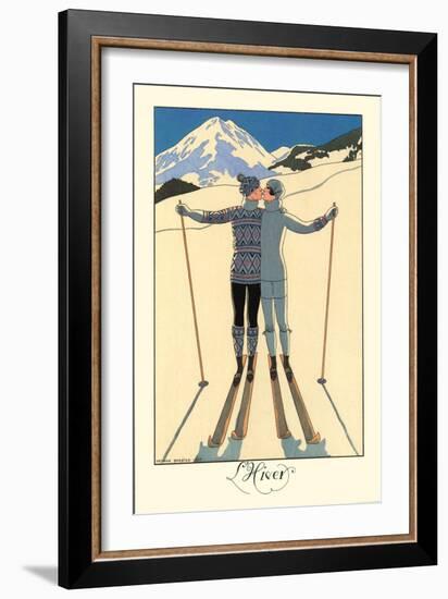 L'Hiver-Georges Barbier-Framed Premium Giclee Print