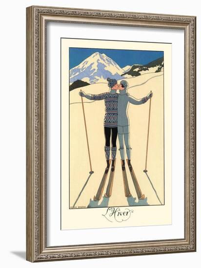 L'Hiver-Georges Barbier-Framed Premium Giclee Print