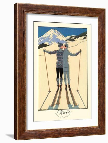 L'Hiver-Georges Barbier-Framed Art Print