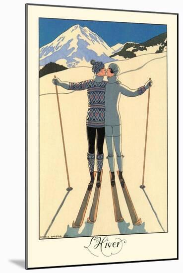L'Hiver-Georges Barbier-Mounted Art Print