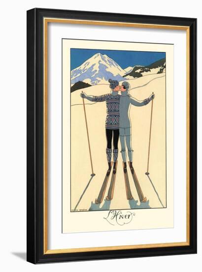 L'Hiver-Georges Barbier-Framed Art Print